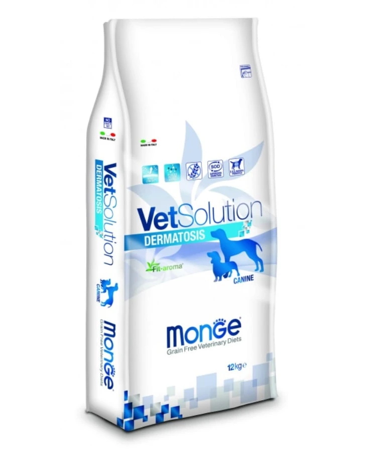 MONGE מונג VetSolution דרמטוזיס לכלבים 12 ק״ג