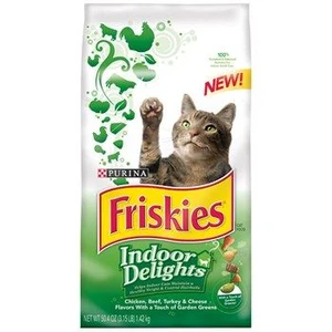 מזון יבש לחתולים עוף, בקר, הודו וגבינה 7.26 ק״ג Friskies