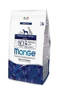 MONGE גורים עוף לכלב בינוני 12 ק"ג