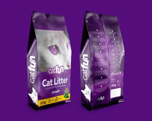 cat fun חול בריח לבנדר לחתולים 10 ק״ג