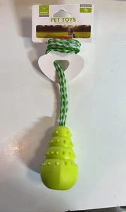 נשכן לכלב קונוס עם חבל