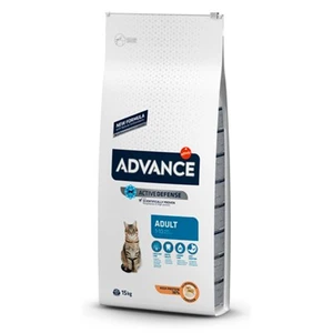 מזון יבש לחתולים בוגרים בטעם עוף ואורז 15 ק״ג Advance