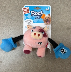 צעצוע חזיר בוקסר קינג לכלבים של GiGwi Rock Zoo