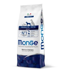 MONGE עוף לכלב בינוני 12 ק״ג